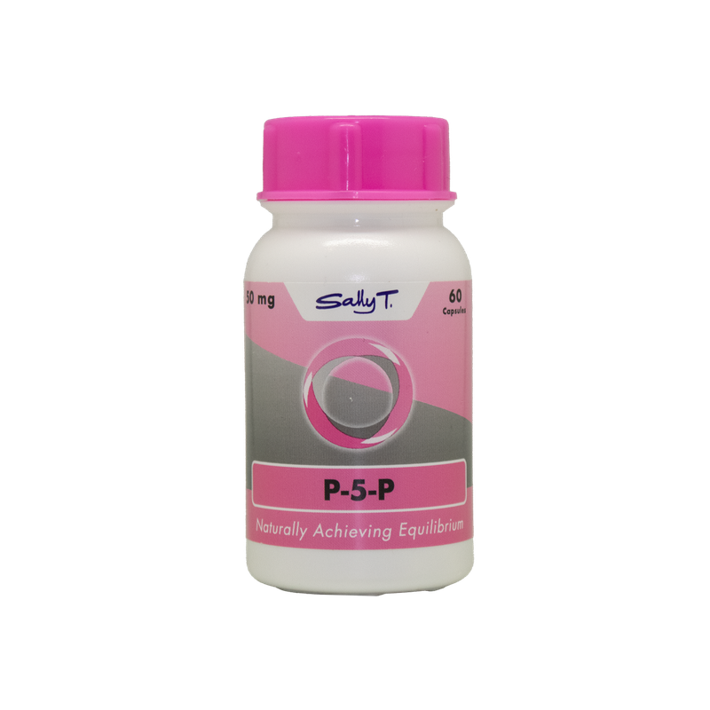 Sally T. P-5-P Vitamin B-6 Metabolic Health 50mg/capsule - 60 Capsules. Cellular optimiser.