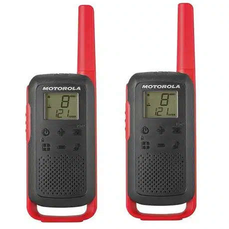MOTOROLA T62 WALKIE TALKIE- RED