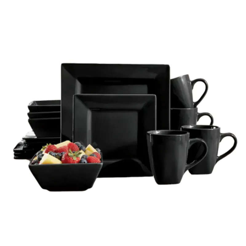 16 Piece Square Dinner Set