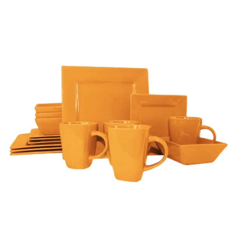 16 Piece Square Dinner Set