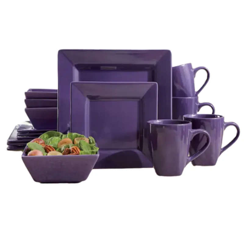 16 Piece Square Dinner Set