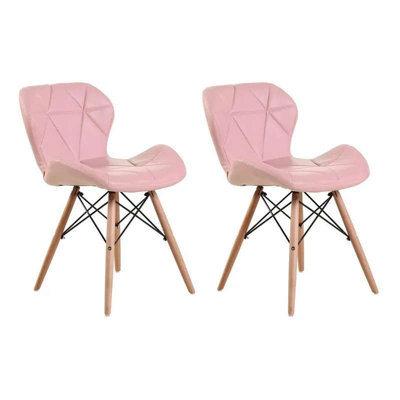 2 Piece Of Multifunctional Scandinavian Butterfly Design Ergonomic Chair Set
