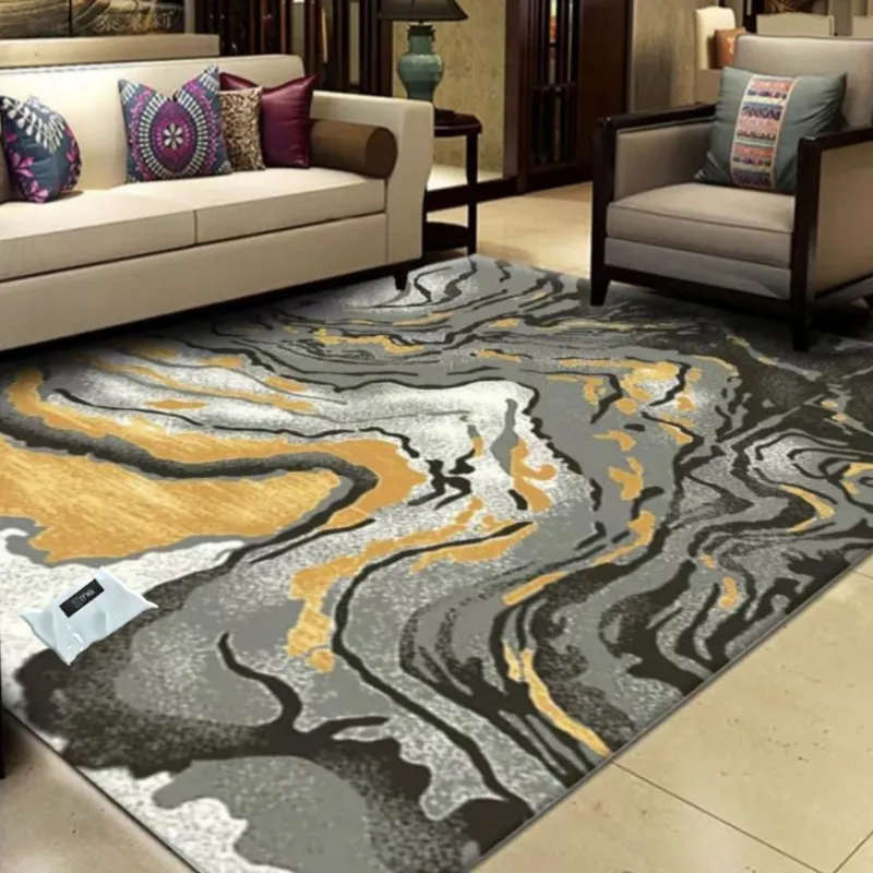 200cm by 150cm - Modern 3D Design Area 11 Rug & Complementary IYWA Tieback