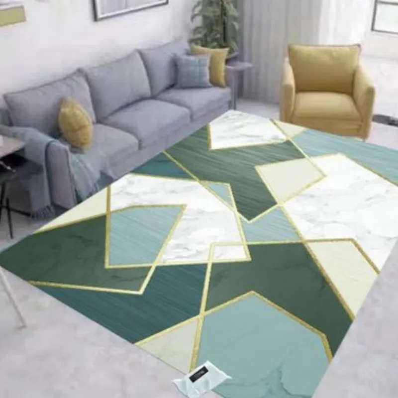 200cm by 150cm - Modern 3D Design Area 16 Rug & Complementary IYWA Tieback