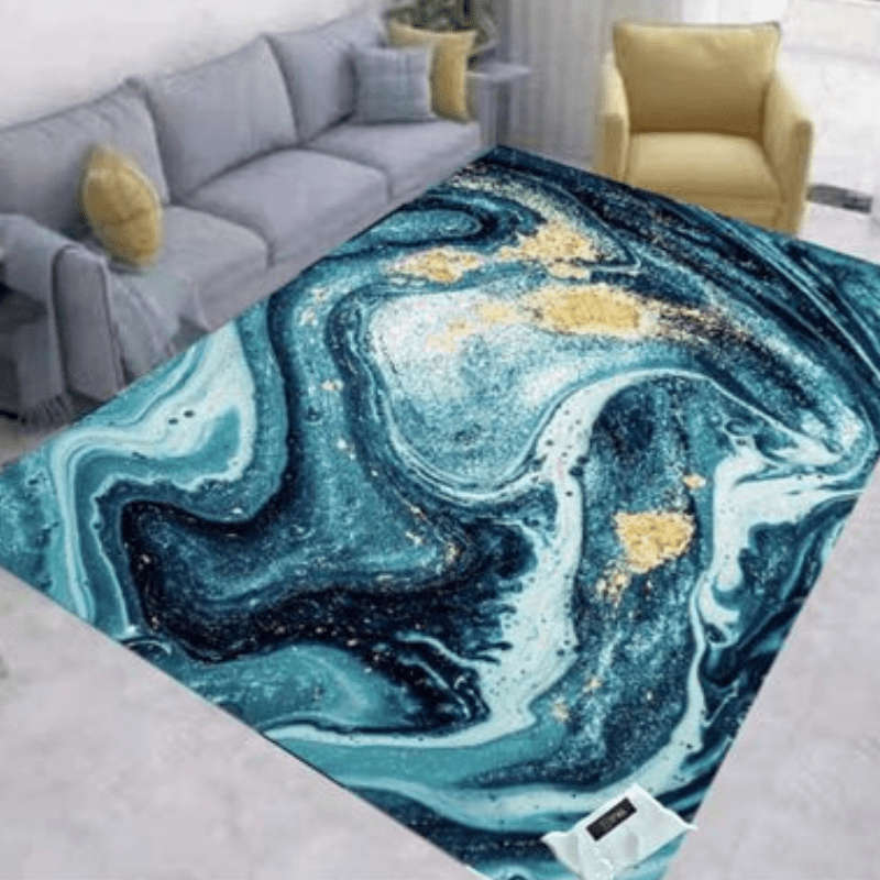 200cm by 150cm - Modern 3D Design Area 19 Rug & Complementary IYWA Tieback