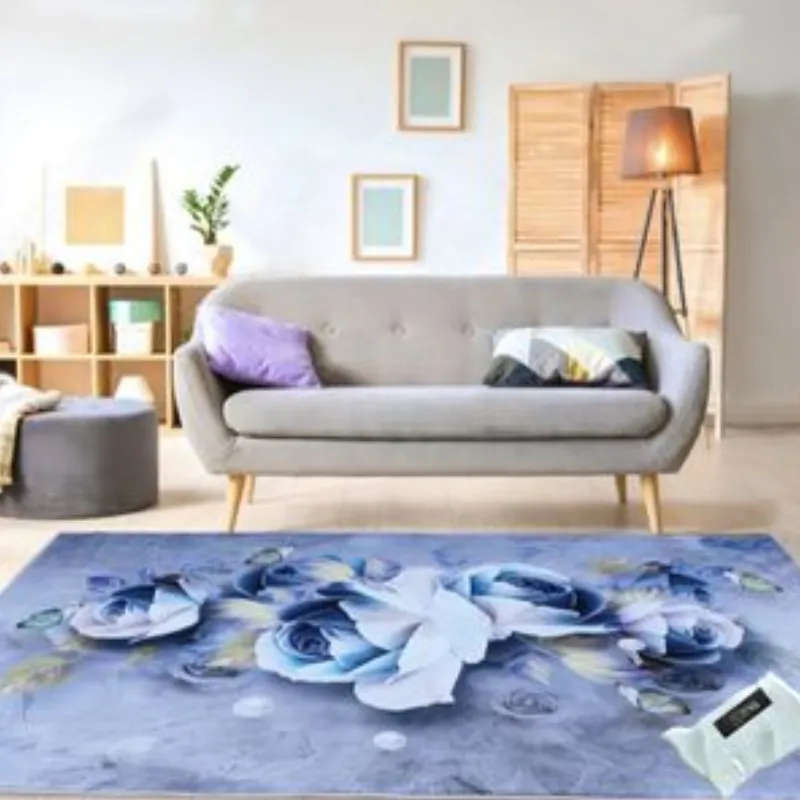 200cm by 150cm - Modern 3D Design Area 38 Rug & Complementary IYWA Tieback