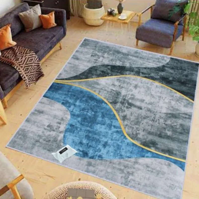 200cm by 150cm - Modern 3D Design Area 45 Rug & Complementary IYWA Tieback