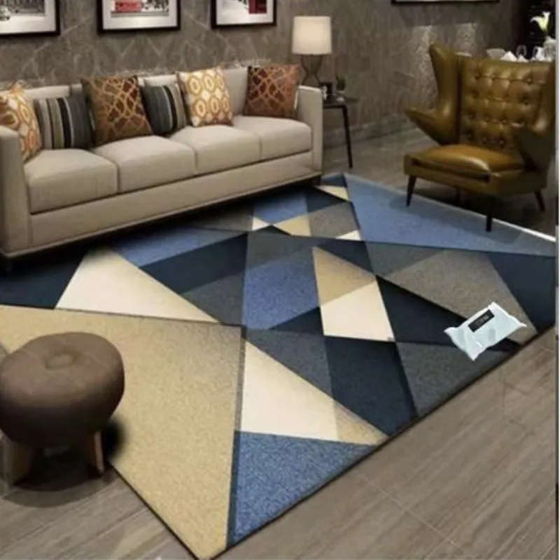 200cm by 150cm - Modern 3D Design Area 7 Rug & Complementary IYWA Tieback