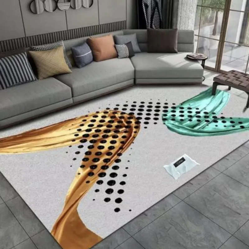 200cm by 150cm - Modern 3D Design Area Cd Rug & Complementary IYWA Tieback