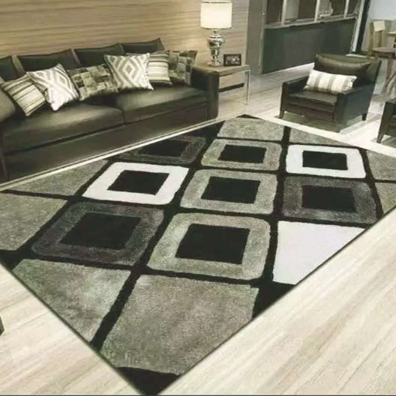 200cm by 150cm - Modern 3D Geometric Design Area 8 Rug