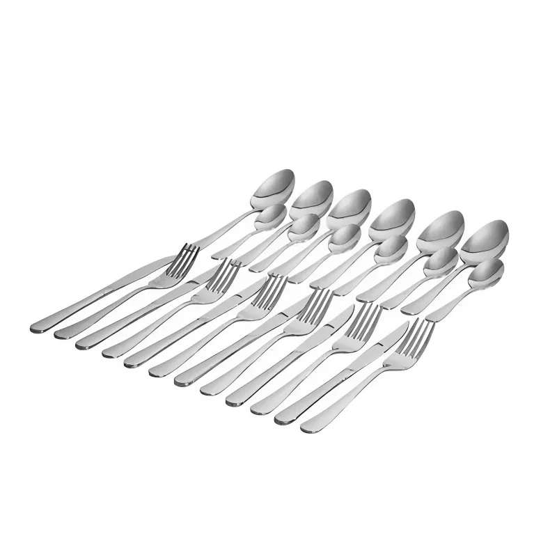 24 Piece Cutlery Set in Black Casing