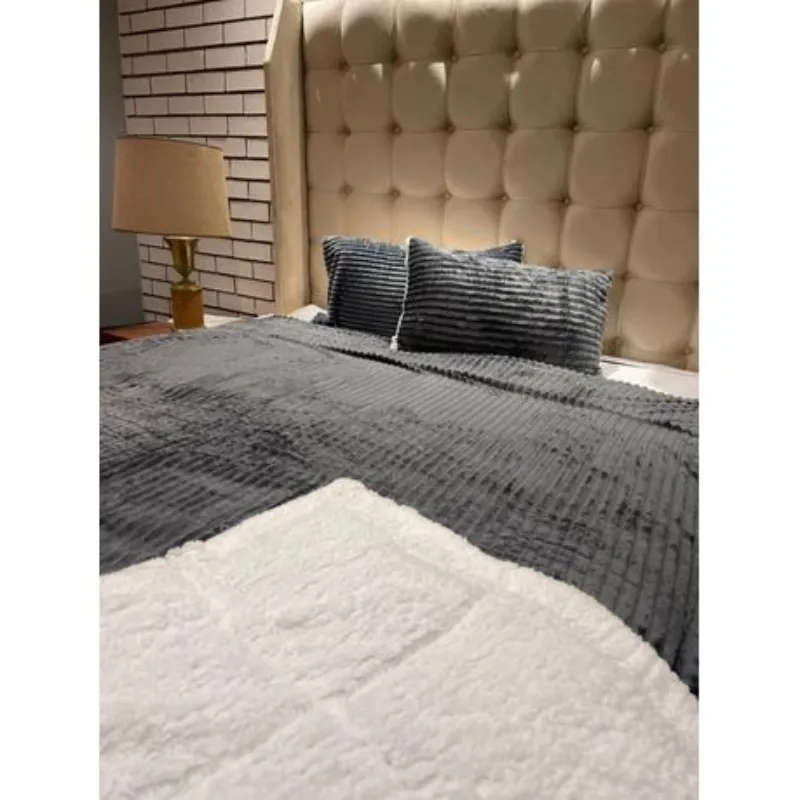 3 Piece Fleece Comforter Set 14