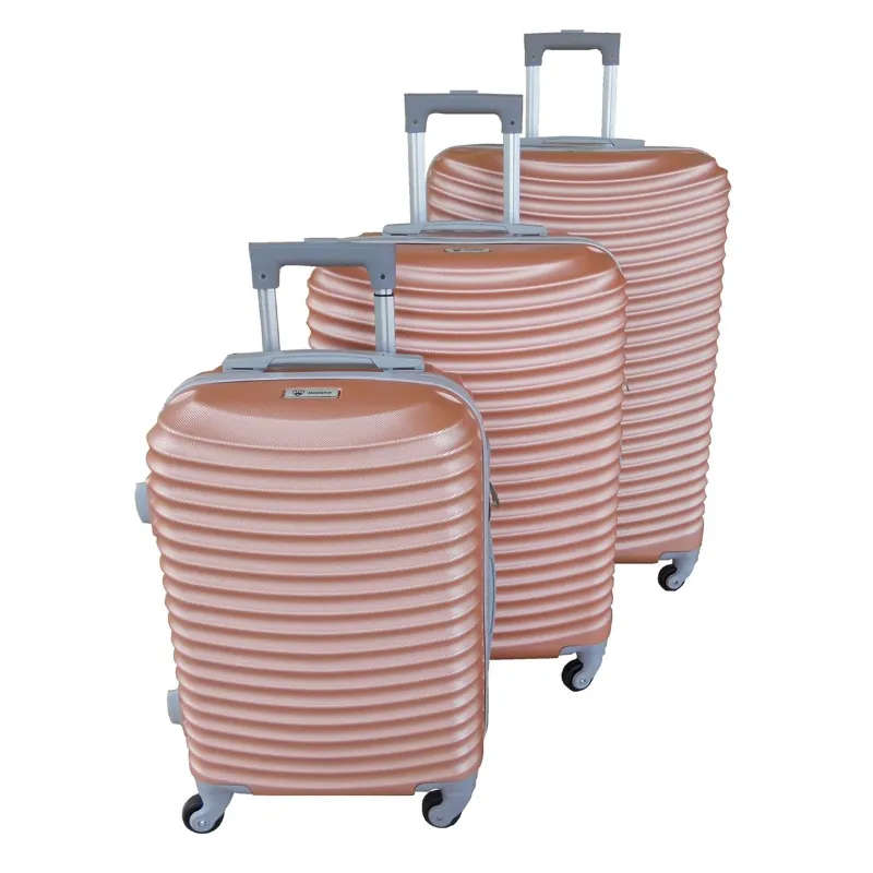 3 Piece Hard Outer Shell Lightweight Luggage Set