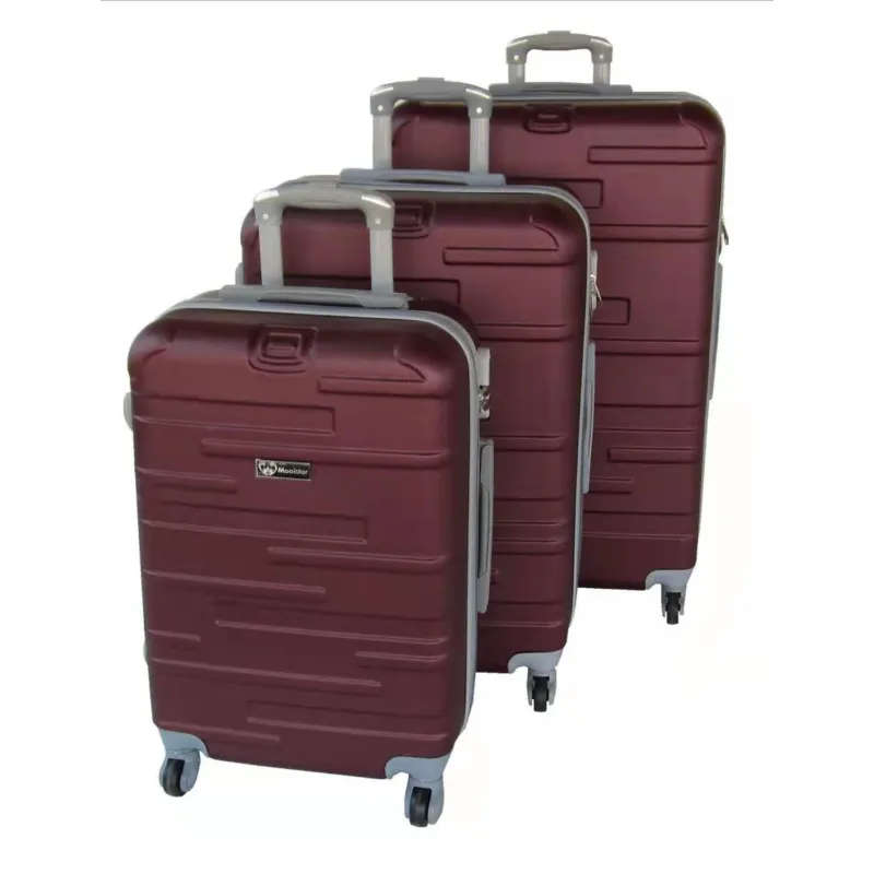 3 Piece Holiday Travel Luggage Bag Set