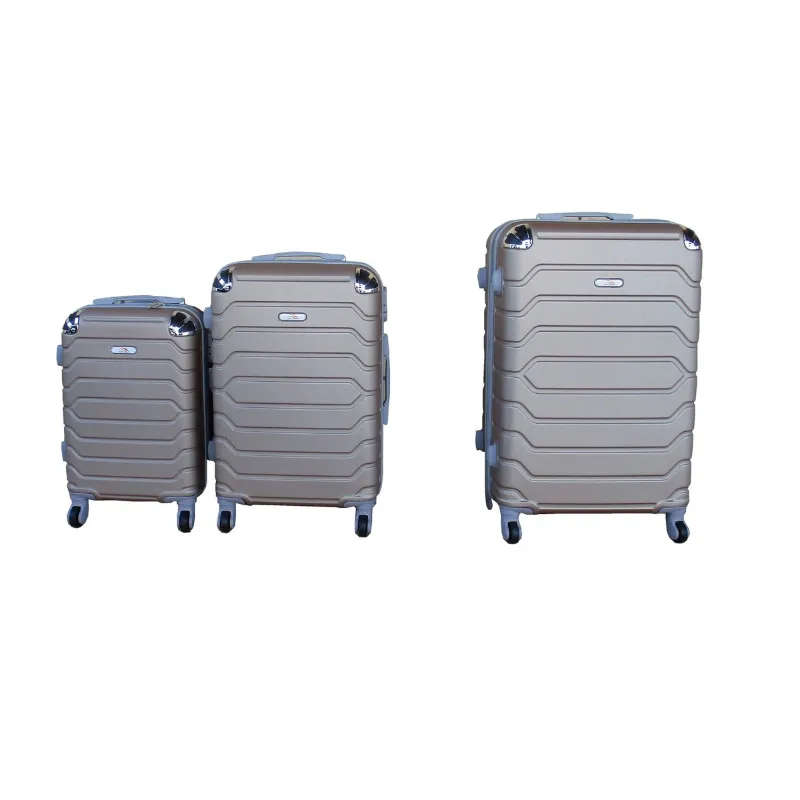 3 Piece Luggage Set 26" 22" 18" - Rose Gold