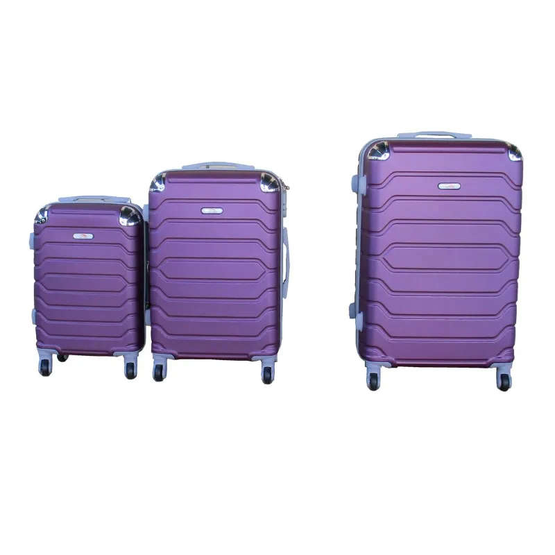 3 Piece Luggage Set 26" 22" 18" - Rose Gold