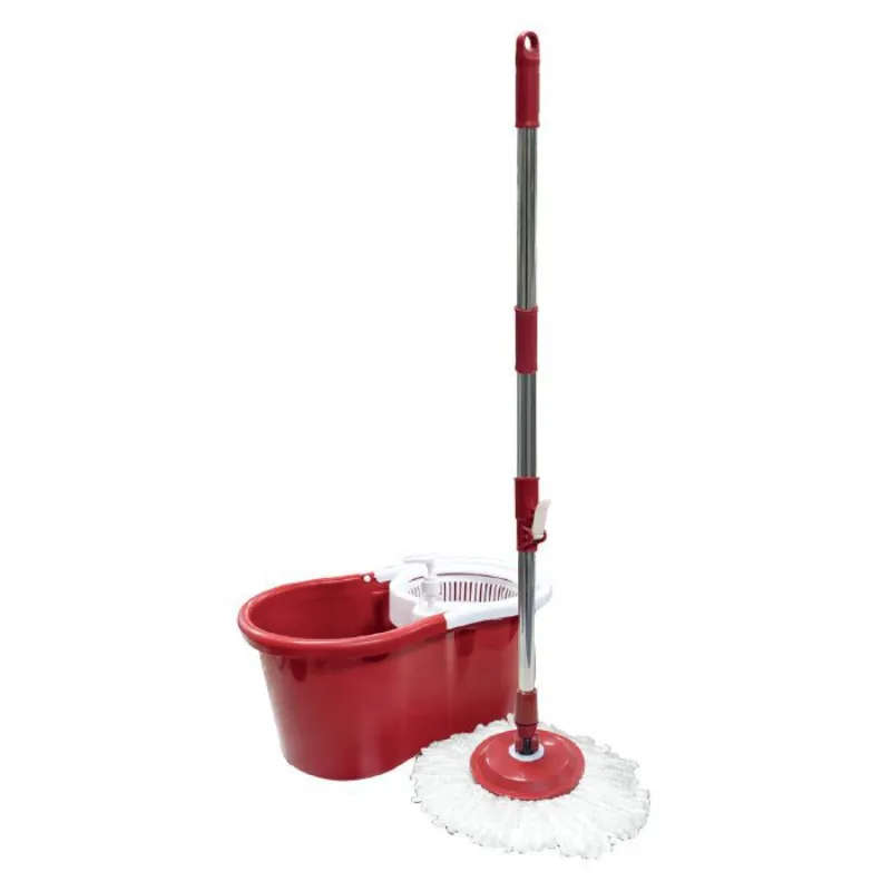 360 Degree Rotating Magic Spin Mop - Red