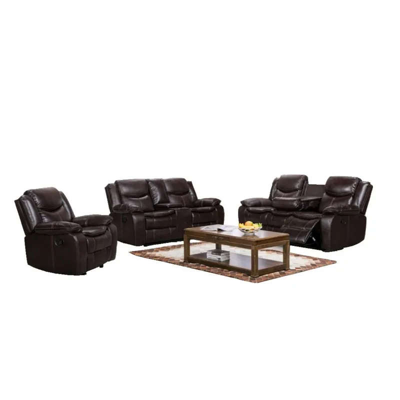 6 Seat Recliner Sofa Chair Lounge Suite