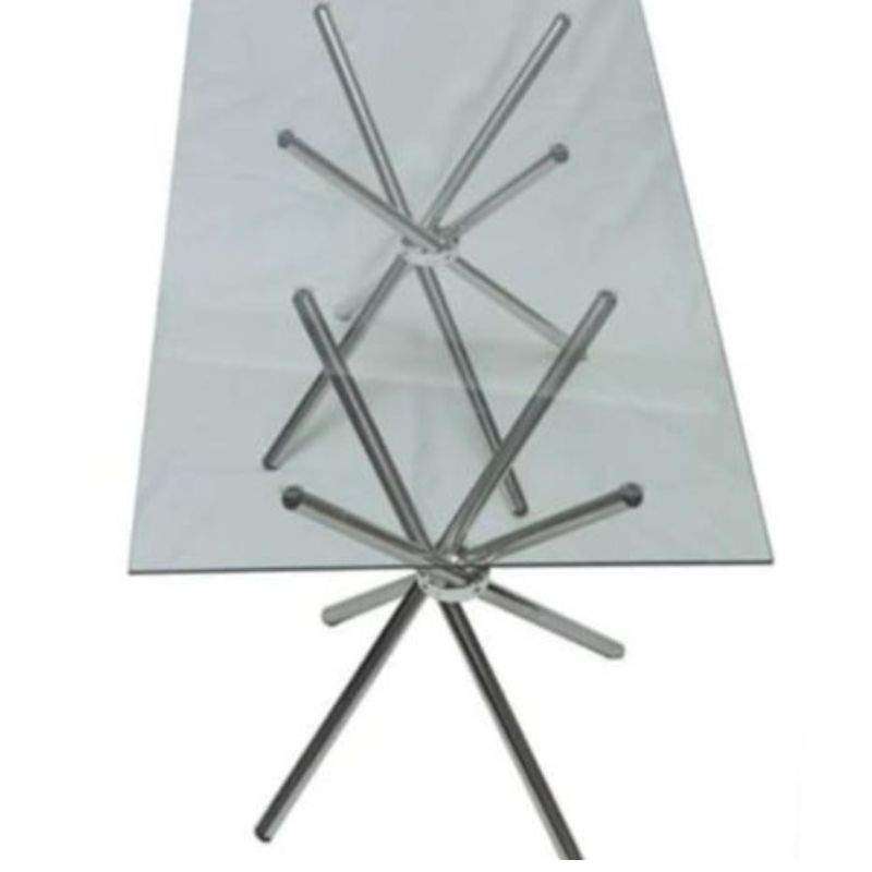 8 Seater Rectangular Glass Table