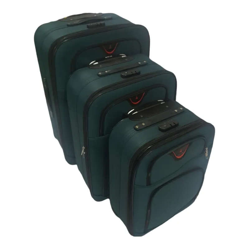 Acesa - Quality Trolley 3 Piece Travel Luggage MZBZ Suitcase Set