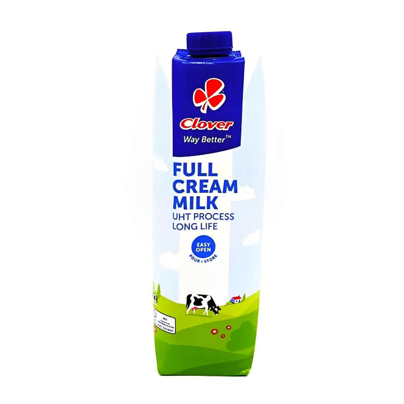 Clover Long Life Full Cream Milk - 1 Liter - 3 Pack