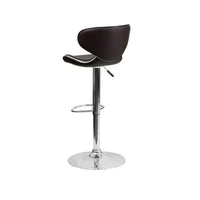 Ergonomic Bar Stool - Black