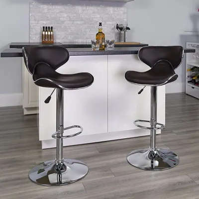 Ergonomic Bar Stool - Black