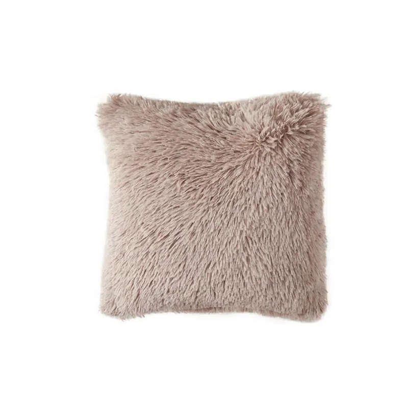 Faux Fur Scatter Cushion Plush Pillow