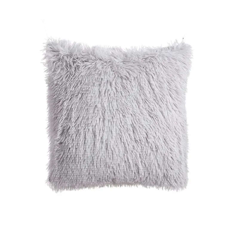 Faux Fur Scatter Cushion Plush Pillow