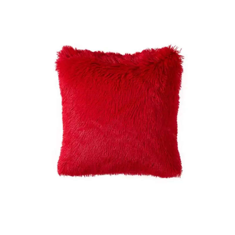 Faux Fur Scatter Cushion Plush Pillow