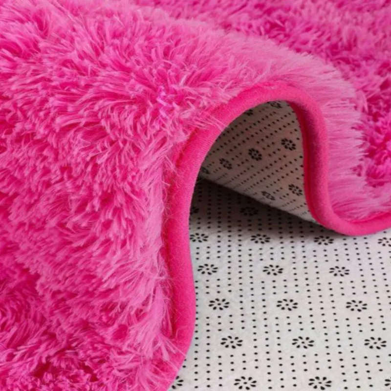 Fluffy Pink Rug/Capert 200x150