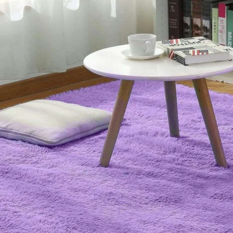 Fluffy Purple Rug/Carpet(200x150cm)