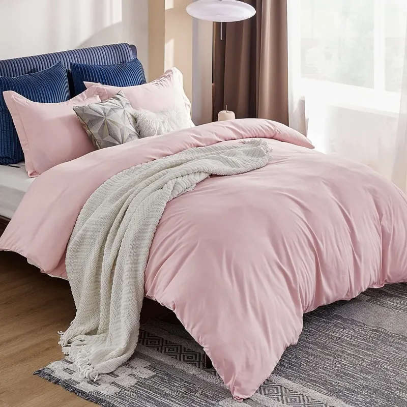 High Quality Fabric Ace Duvet Covet Set - Pink