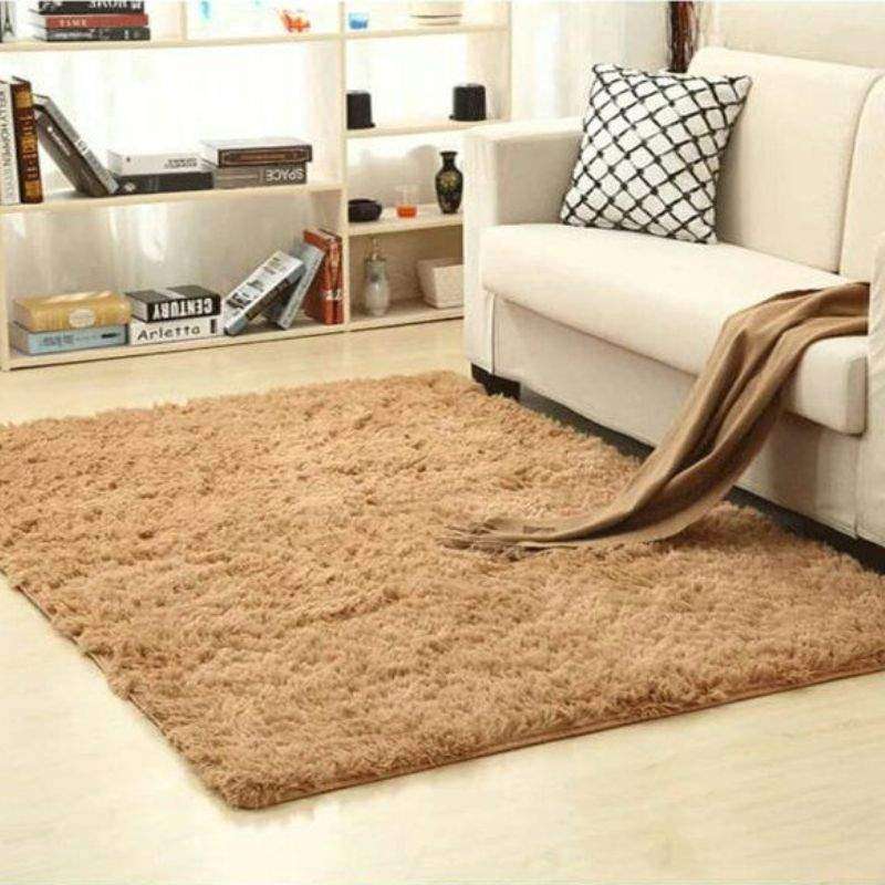 Light Brown Shaggy Rug\Carpet