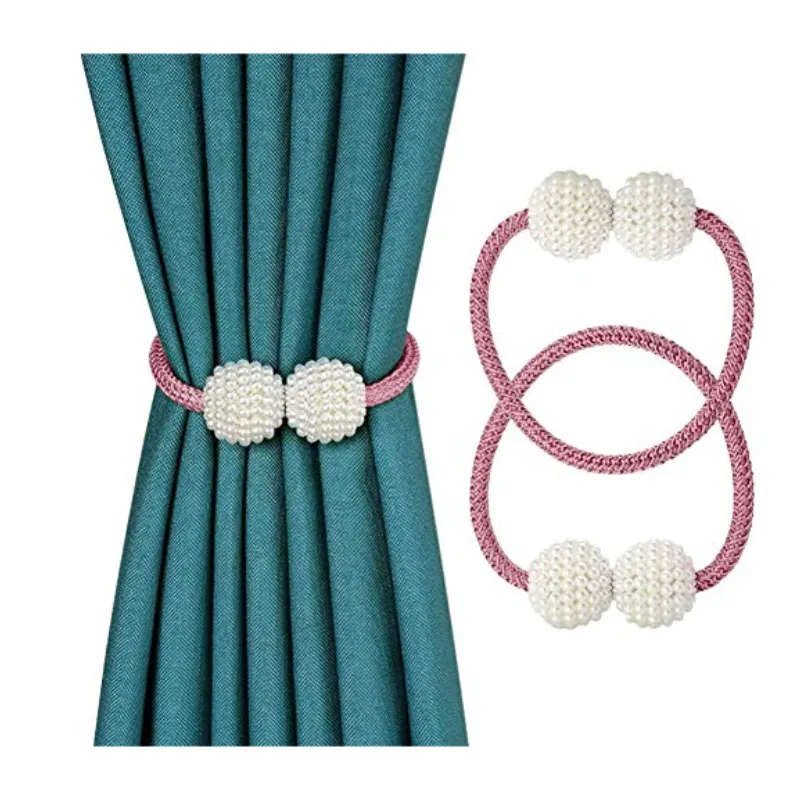 Magnetic Pearl Curtain Tieback
