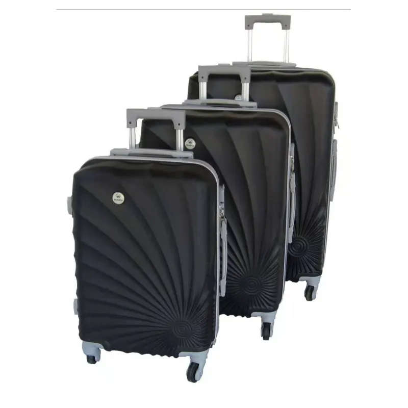 Mooistar 3 Piece Spiral Travel Luggage Bag Set