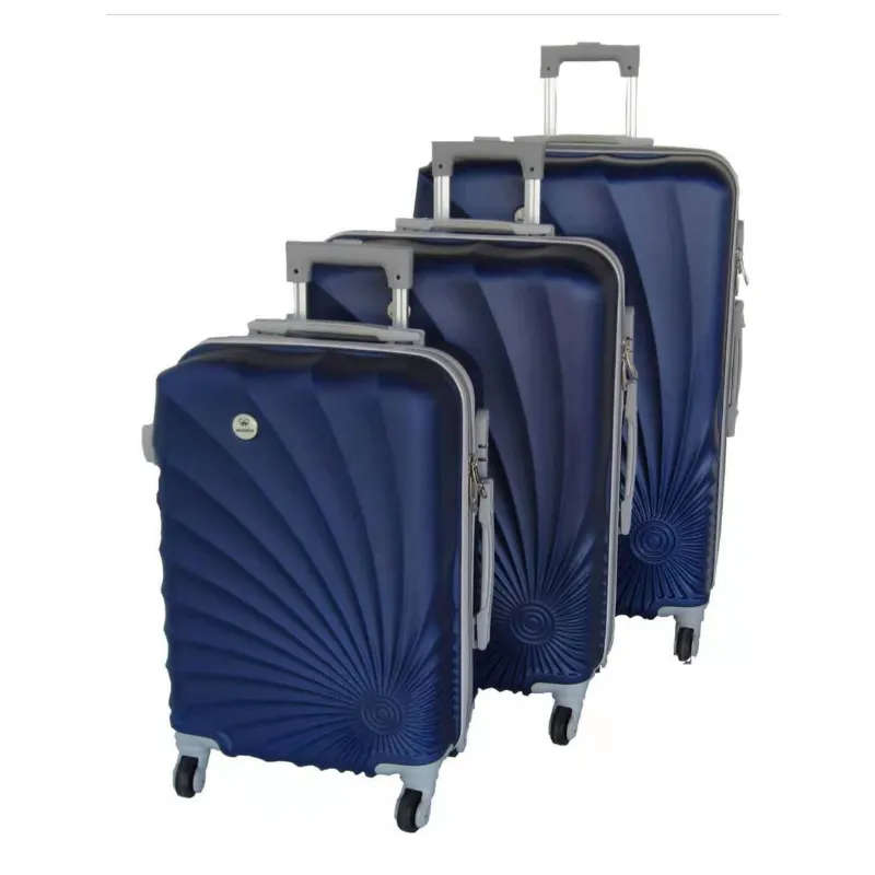 Mooistar 3 Piece Spiral Travel Luggage Bag Set