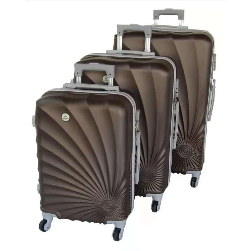Mooistar 3 Piece Spiral Travel Luggage Bag Set