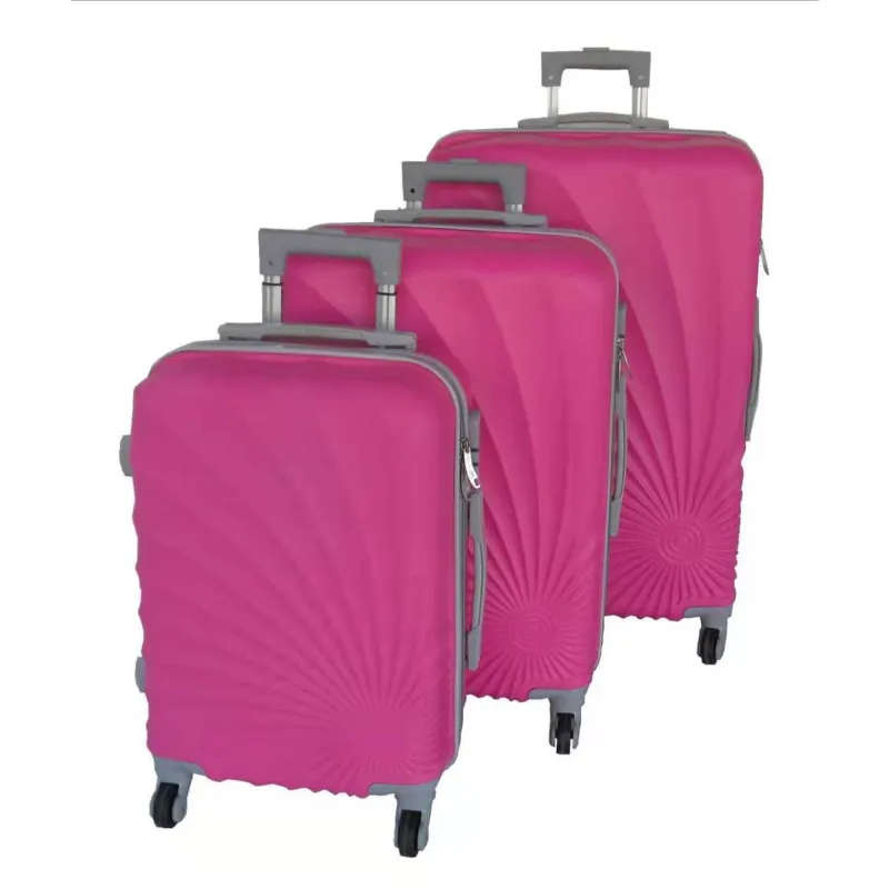 Mooistar 3 Piece Spiral Travel Luggage Bag Set