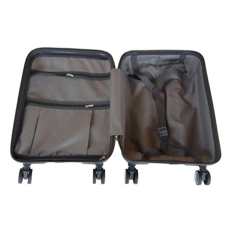 Mooistar Unbreakable Travel Luggage 3 Piece Suitcases Spinner - Black