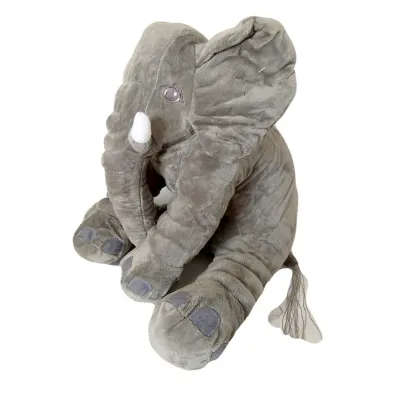 Grey Elephant Plush Toy/Pillow (35cm)