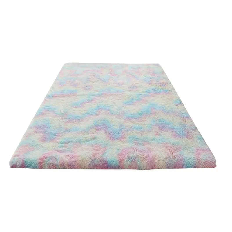 Rainbow Fluffy Shaggy Carpet/Rug - 2m x 1.5m