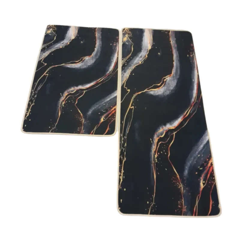SMTE - Quality Comfortable 2 Piece kitchen Mat/Bath Rug Set