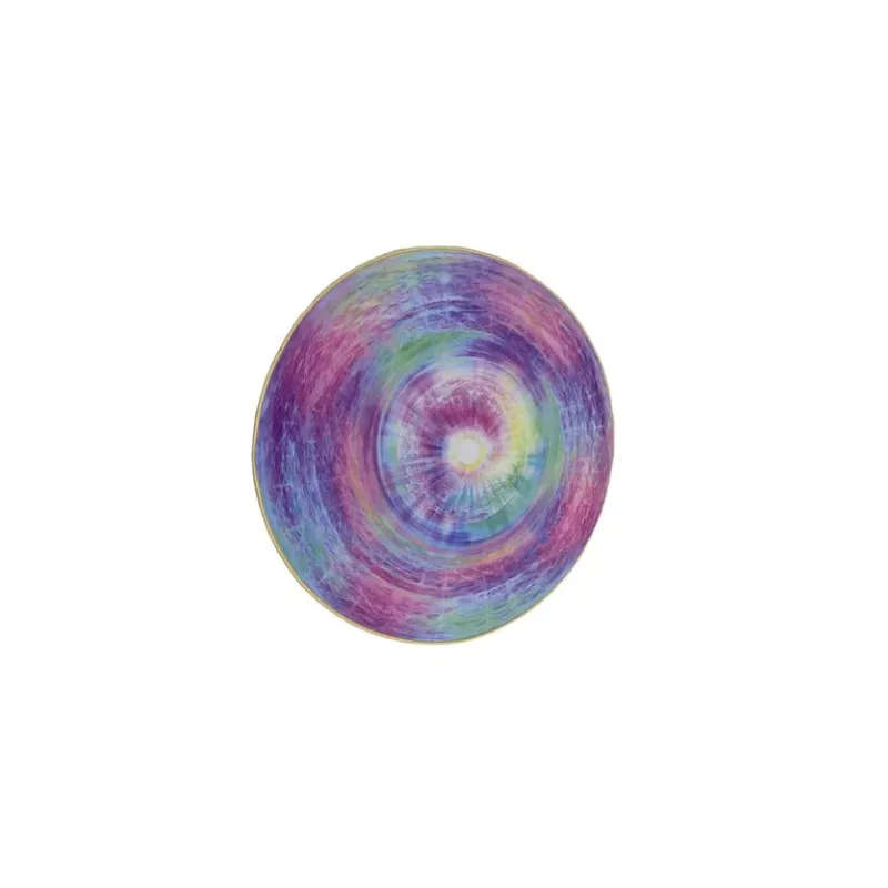 SMTE Quality Round 3D Printed Rug 120 x 120 - Rainbow