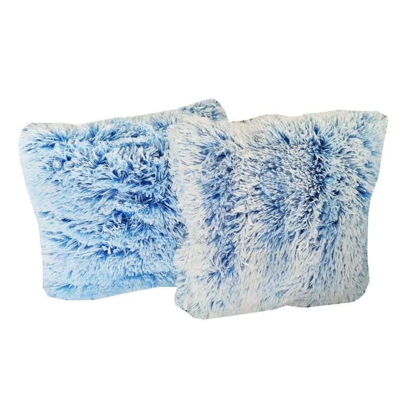 Soft Fluffy Scatter Cushions - Set of 2 - 40x40cm