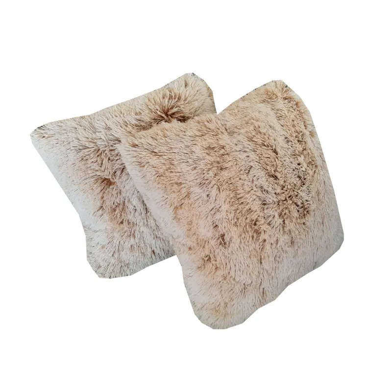 Soft Fluffy Scatter Cushions - Set of 2 - 40x40cm