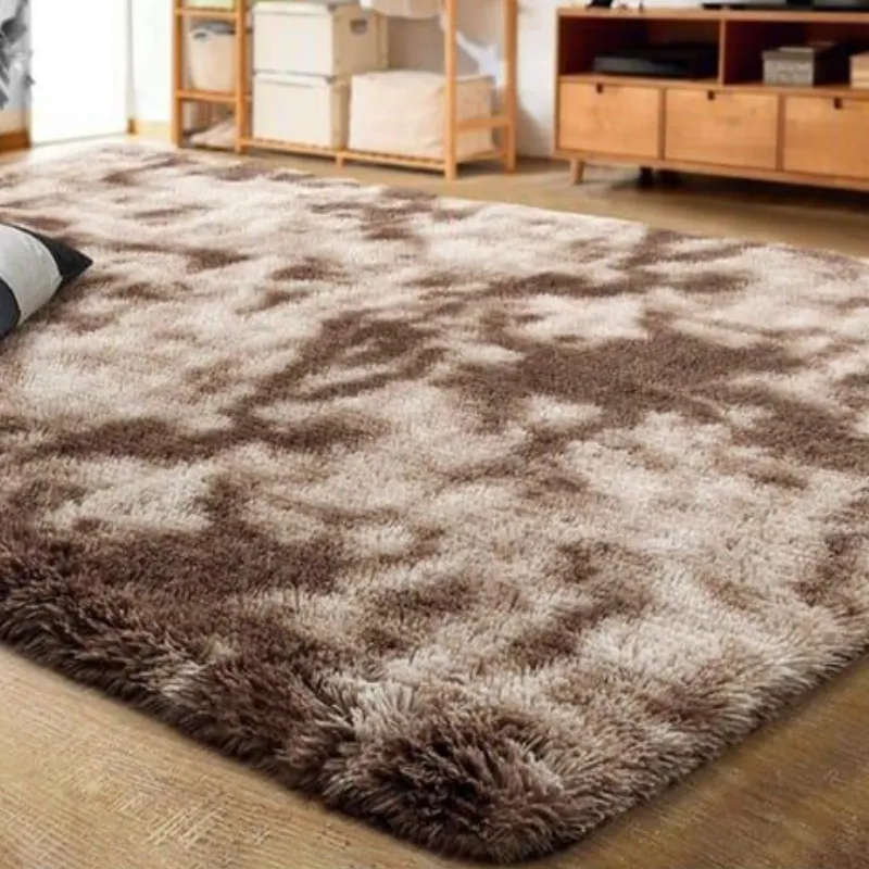 Soft Shaggy Rug - Dark Brown