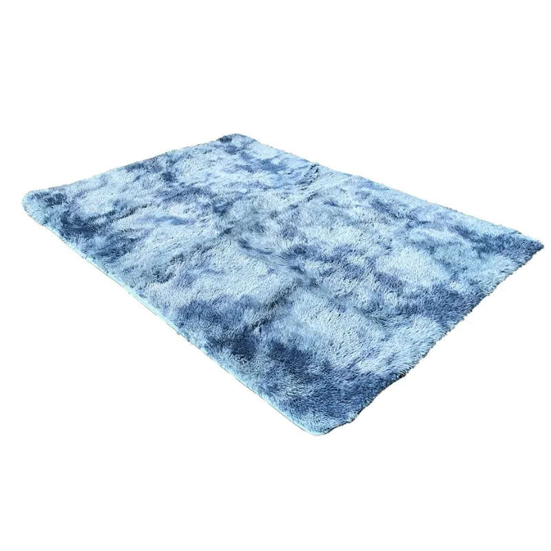 Super Soft and Fluffy Home Décor Rug Carpet- Dark Blue (200x150cm)