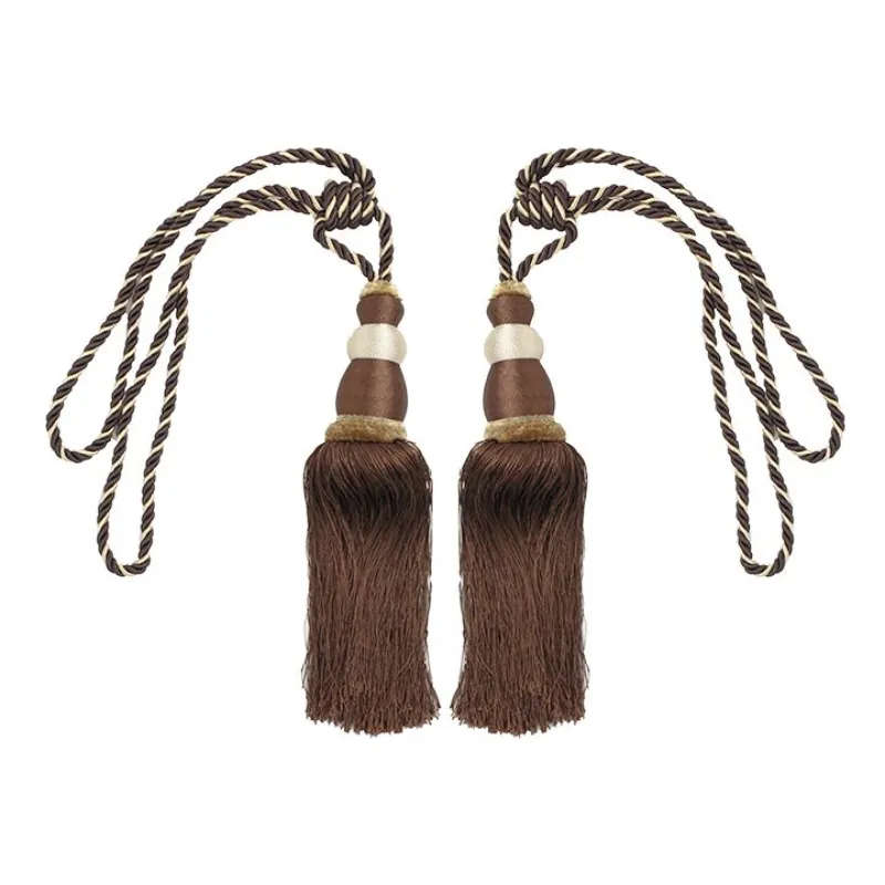 Tieback - Rope - Brown (2 Pack)