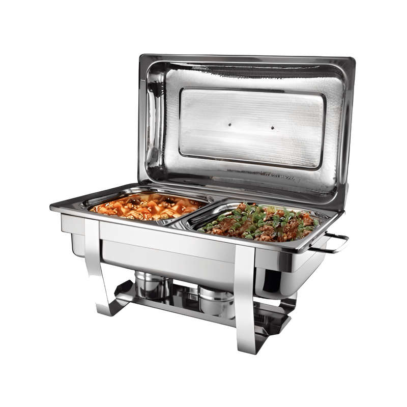 Two Burner Chafing Dish with Double Pan